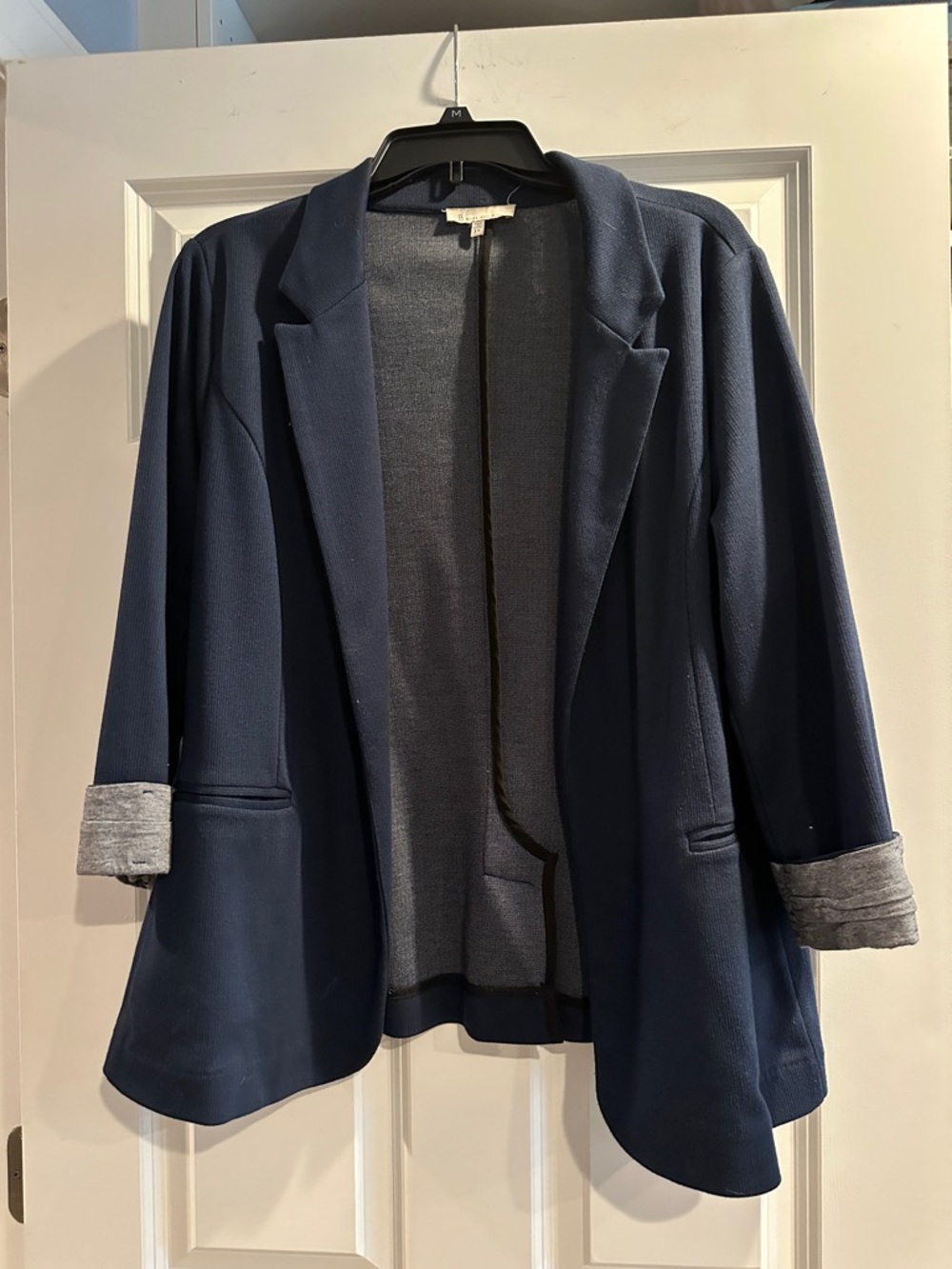 Stitch Fix Skies Are Blue Women’s Navy Open-Front Blazer Jacket